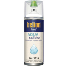 belton free Aqua Heizkörperlack Sprühdose RAL 9016 verkehrsweiß seidenglänzend