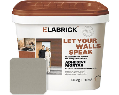 Elabrick Klebemörtel 15 kg Eimer für Riemchen