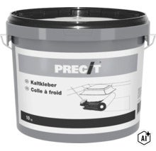 Precit Kaltkleber im Eimer 10 Kilogramm zum Verkleben von Dachbahnen (Image AI modified or generated)
