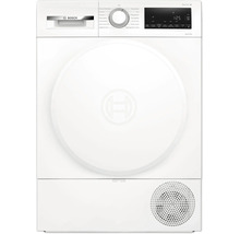 Bosch Serie 4 Trockner mit Auto Dry Funktion, Frontlader mit digitalem Display und Programmwähler für verschiedene Textilarten.