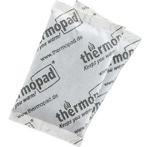 Zwei Thermopad Wärmekissen für den einmaligen Gebrauch zum Wärmen von Händen oder Körper.