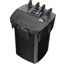 Aquael Hypermax Thermo Außenfilter für Aquarien mit integriertem Display und vier Schlauchanschlüssen