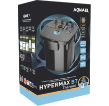 Aquael Hypermax BT Thermo Außenfilter für Aquarien mit App Steuerung und Heizfunktion in der Produktverpackung