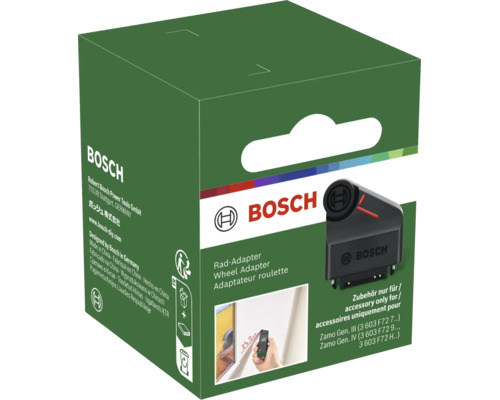 Bosch Rad-Adapter für Zamo Laser-Entfernungsmesser in Produktverpackung