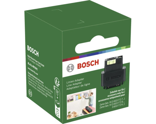 Bosch Linien Adapter Zubehör für Zamo Laserentfernungsmesser in Produktverpackung