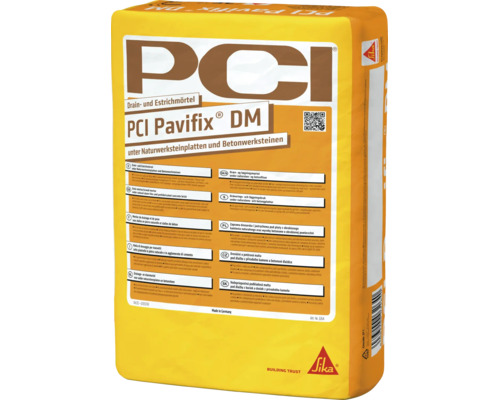 PCI Pavifix DM Drain und Estrichmörtel für Naturwerksteinplatten und Betonwerksteine im Sack