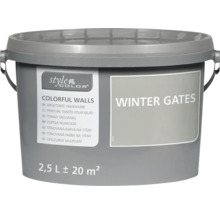 Eimer Wandfarbe Style Color Colorful Walls Farbton Winter Gates mit 2,5 Liter Inhalt für 20 Quadratmeter