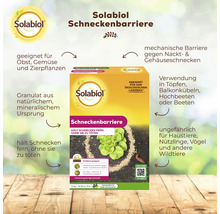 Solabiol Schneckenbarriere Granulat zur mechanischen Abwehr von Schnecken im Garten, für Obst, Gemüse und Zierpflanzen, 1,5 Kilogramm Packung.