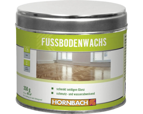 Dose Hornbach Fussbodenwachs fuer den Innenbereich zur Pflege von Holzboeden mit seidigem Glanz und wasserabweisender Wirkung 350 Gramm Dose Hornbach Fussbodenwachs fuer den Innenbereich zur Pflege von Holzboeden mit seidigem Glanz und wasserabweisender Wirkung 350 Gramm