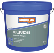 Modulan Rollputz 0.5 Dispersions Dekorputz im 15 Kilogramm Eimer mit 0,5 Millimeter Körnung für den Innenbereich