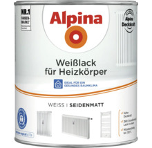 Alpina Weißlack für Heizkörper seidenmatt in der Dose für Heizkörper und Badheizkörper