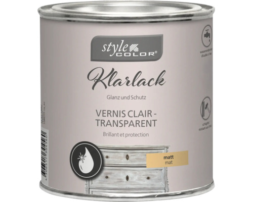 Style Color Klarlack matt in der Dose fuer Schutz und Glanz von Oberflaechen