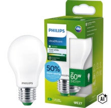 Philips LED Lampe E27, 4 Watt ersetzt 60 Watt, 840 Lumen, 4000 Kelvin, neutralweiß, Energieeffizienzklasse A, langlebig mit 50.000 Stunden. (Image AI modified or generated)