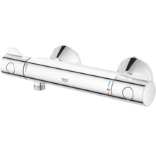 Grohe Thermostat Duschbatterie Wandmontage mit Sicherheitssperre bei 38 Grad Celsius