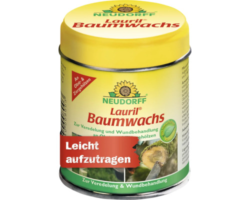 Neudorff Lauril Baumwachs zur Veredelung und Wundbehandlung von Obst und Ziergehölzen in der Dose