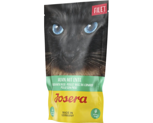 Josera Katzenfutter Filet Huhn mit Ente im Frischebeutel