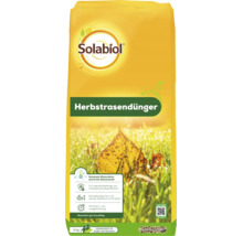 Solabiol Herbstrasendünger 10 Kilogramm Sack mit Kalium für Winterhärte und Rasenpflege.