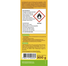 Solabiol Baum-Wundwachs Tube 300 Gramm zur Wundversorgung und Veredelung von Obst- und Ziergehölzen inklusive Anwendungshinweisen und Gefahrensymbol.