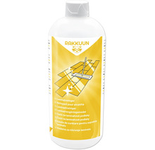Rakkuun Laminatreiniger in einer Kunststoffflasche zur Pflege von Laminatböden.