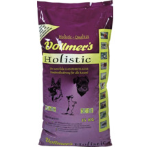Vollmers Holistic Hundetrockenfutter 15 Kilogramm Sack mit natürlicher Zusammensetzung für alle Hunderassen.