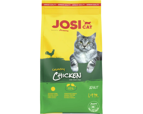 JosiCat Crunchy Chicken Katzentrockenfutter 1,9 Kilogramm