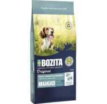 Bozita Hundefutter Original Adult Sensitive Lamm und Reis 12 Kilogramm Trockenfutter für ausgewachsene Hunde mit natürlicher Qualität aus Schweden