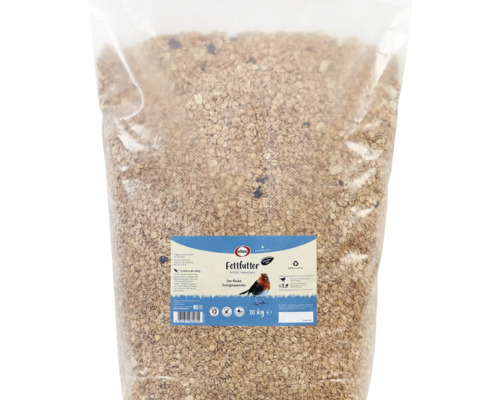 Elles Fettfutter für Wildvögel im 10 Kilogramm Beutel.