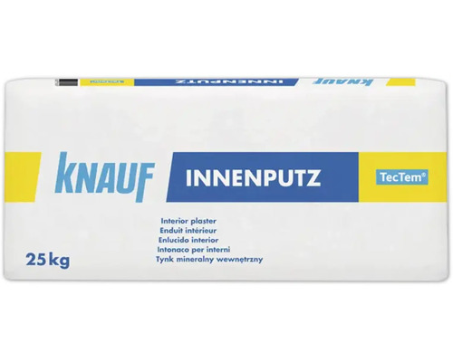 Knauf Innenputz TecTem 25 Kilogramm Sack Innenputz für Wand und Decke