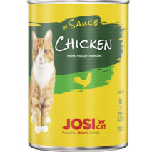 JosiCat Nassfutterdose Huhn in Soße für ausgewachsene Katzen 400 Gramm