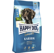 Happy Dog Sensible Karibik Trockenfutter für Hunde mit Seefisch, getreidefrei, 11 Kilogramm Packung.