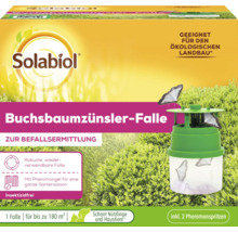 Solabiol Buchsbaumzünsler-Falle zur Befallsermittlung mit Pheromongel für bis zu 180 Quadratmeter Gartenfläche, inklusive zwei Pheromonspritzen.