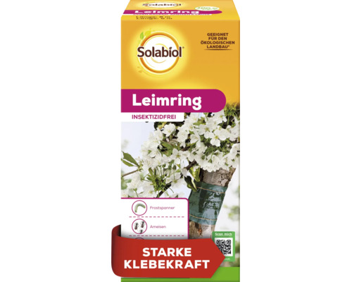 Solabiol Leimring zur Bekämpfung von Raupen und Ameisen an Bäumen, insektenfrei und für den ökologischen Landbau geeignet, Länge 5 Meter.