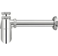 Röhrensiphon aus Metall für Waschbecken