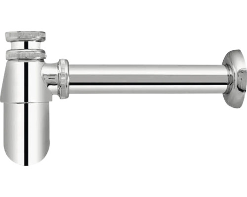 Röhrensiphon aus Metall für Waschbecken