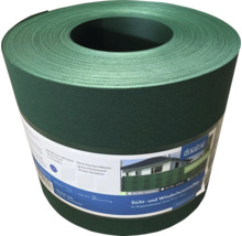 Rolle Sichtschutzstreifen aus Kunststoff für Doppelstabmattenzäune, 19 Zentimeter hoch und 35 Meter lang.