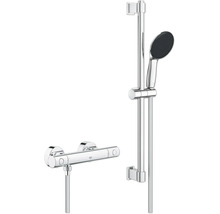 Grohe Duschsystem mit Thermostatarmatur, Brausestange und Handbrause