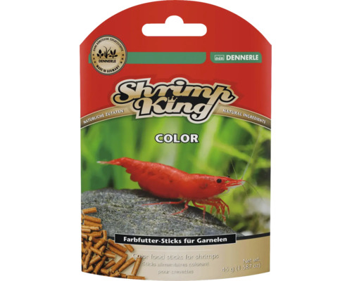 Dennerle Shrimp King Color Farbfutter Sticks für Garnelen 45 Gramm