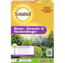 Solabiol Baum-, Strauch- und Heckendünger 1,5 kg Packung für ökologischen Landbau geeignet mit natürlichem Wurzelaktivator und Sofortwirkung.