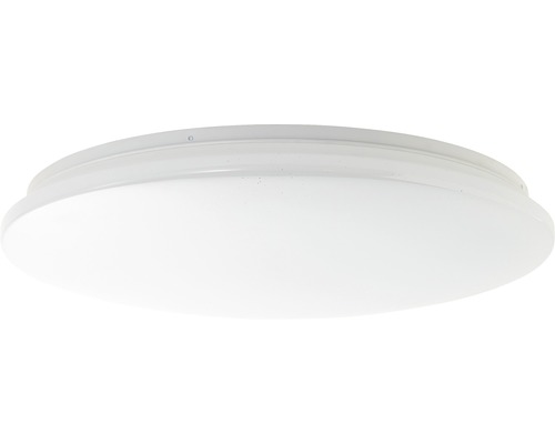 LED Deckenleuchte dimmbar 36W 4500 lm 3000- 6500 K CCT einstellbare weißtöne Ø 50 cm Farica weiß + Fernbedienung + Sternenhimmel Optik Runde Deckenleuchte