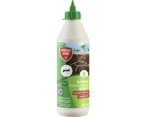 Protect Home Ameisen Nestverschluss Soilic 750 Milliliter Flasche zur Bekämpfung von Ameisennestern.