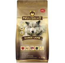 Wolfsblut Range Lamb Adult Hundefutter Lamm mit Vollkornreis zwei Kilogramm Beutel
