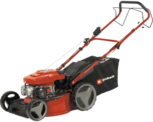 Einhell Benzinrasenmäher mit Fangkorb für die Rasenpflege im Garten