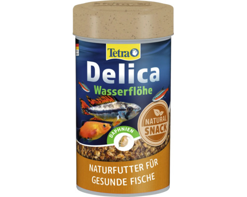 Tetra Delica Wasserflöhe Fischfutter als natürlicher Snack für Zierfische in der Dose
