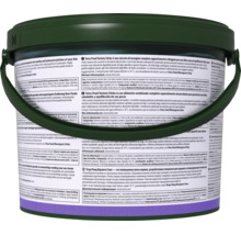 Tetra Pond Variety Sticks Futtereimer für Gartenteichfische mit mehrsprachigen Produktinformationen und Inhaltsstoffen.