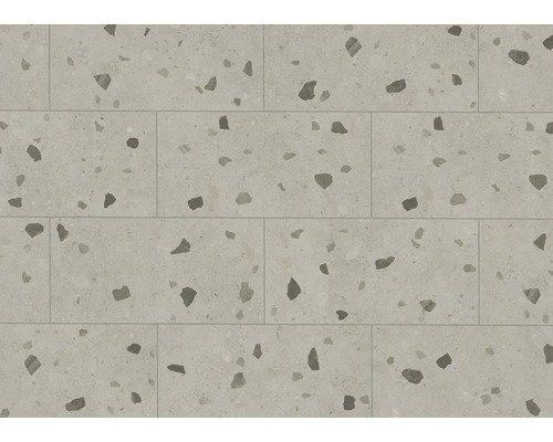 Fliese mit Terrazzo Optik im Verbund verlegt