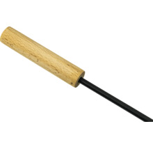 Schürhaken mit Holzgriff für Kamin oder Grill