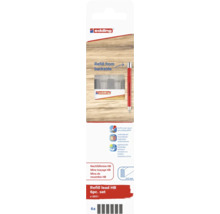 Edding Nachfuellminen Set HB fuer Zimmermannsstift 8890, 6 Stueck, rechteckige Minen 2 mal 5 Millimeter, fuer verschiedene Materialien geeignet.