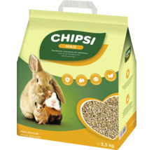 CHIPSI Mais Kleintierstreu aus Maisgranulat, staubarm und saugstark, 3,3 kg Beutel