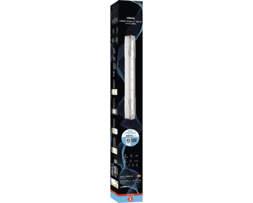 Aquael Leddy Slim Bluetooth Aquarienleuchte 26 Watt mit App Steuerung und UV-A Licht für Aquarien von 80 bis 100 Zentimeter Länge