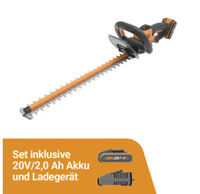 Akku Heckenschere mit 20 Volt und 2,0 Amperestunden Akku sowie Ladegerät